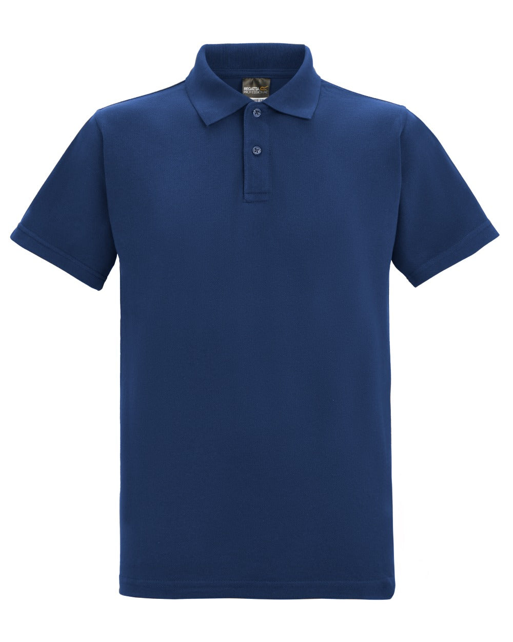 Royal Blue coloured Regatta Mens Pro 50/50 Pique Polo T-Shirt on white background 