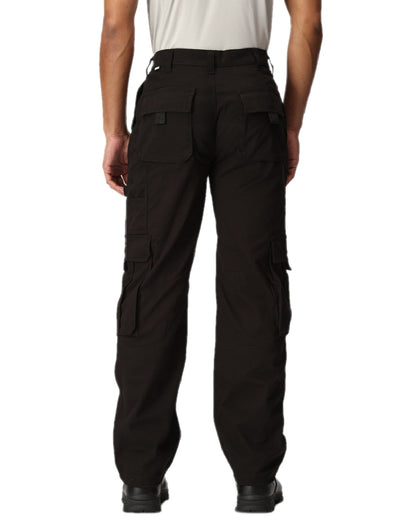 Black Coloured Regatta Mens Pro Utility Pant on white background 