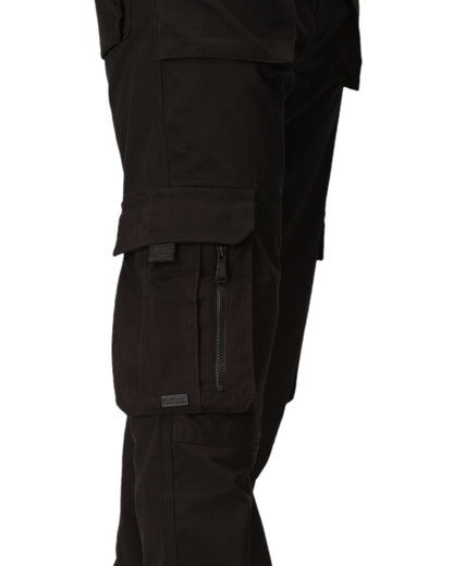 Black Coloured Regatta Mens Pro Utility Pant on white background 