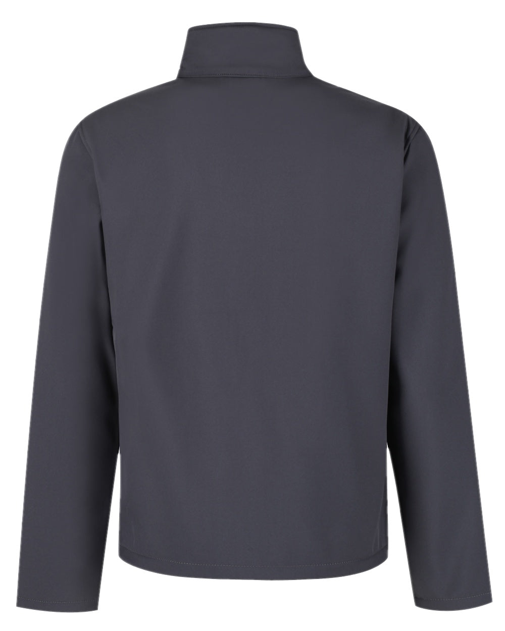 Seal Grey coloured Regatta Mens Reid Softshell Jacket on white background 