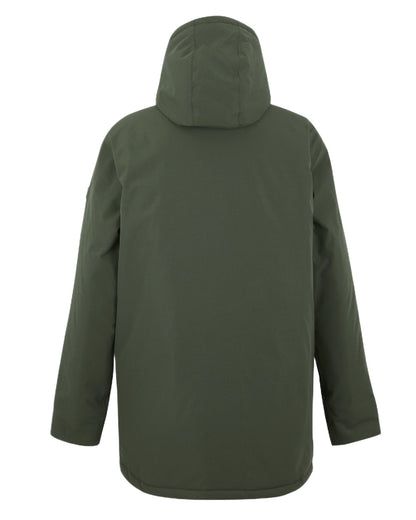 Green Coloured Regatta Mens Rhodo Padded Jacket on white background 