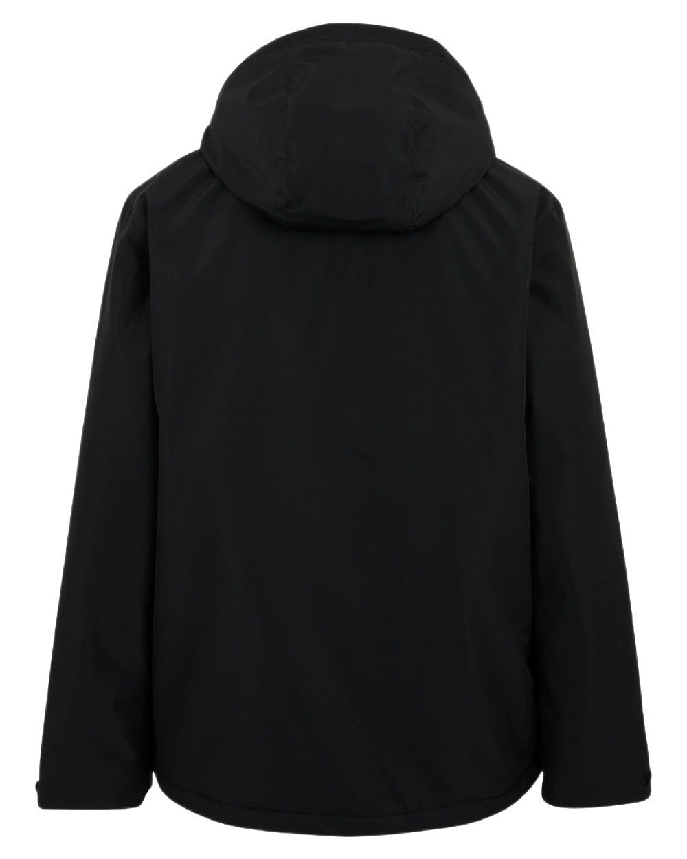 Black Coloured Regatta Mens Sterlings Waterproof Insulated Jacket on white background 