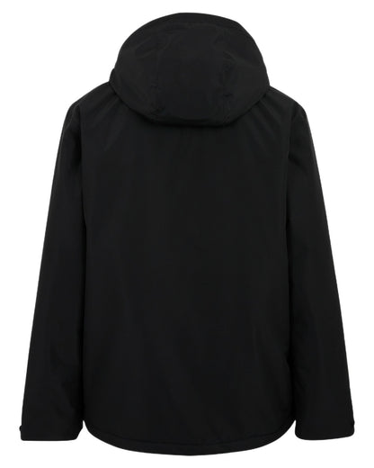 Black Coloured Regatta Mens Sterlings Waterproof Insulated Jacket on white background 