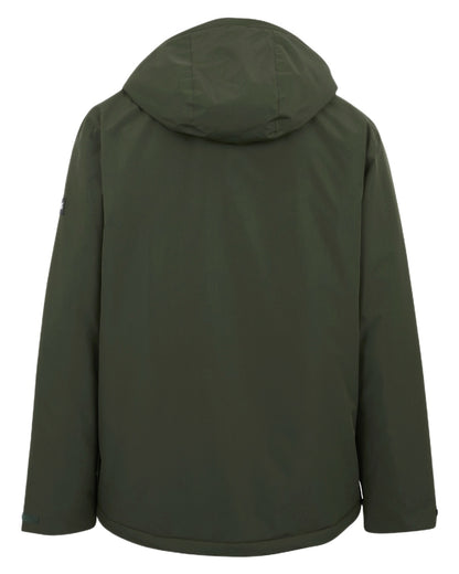 Dark Khaki Coloured Regatta Mens Sterlings Waterproof Insulated Jacket on white background 