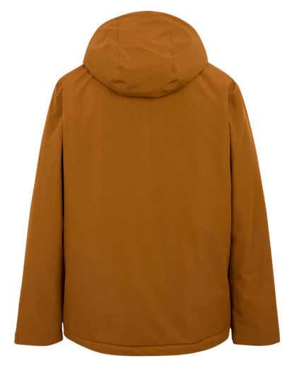 Glazed Ginger Coloured Regatta Mens Sterlings Waterproof Insulated Jacket on white background 