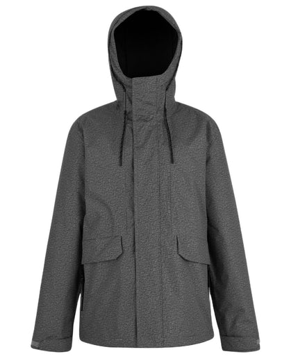 Grey Coloured Regatta Mens Sterlings Waterproof Insulated Jacket on white background 