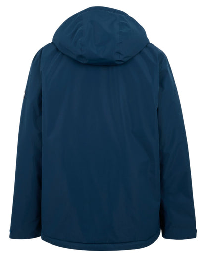 Navy Blue Coloured Regatta Mens Sterlings Waterproof Insulated Jacket on white background 