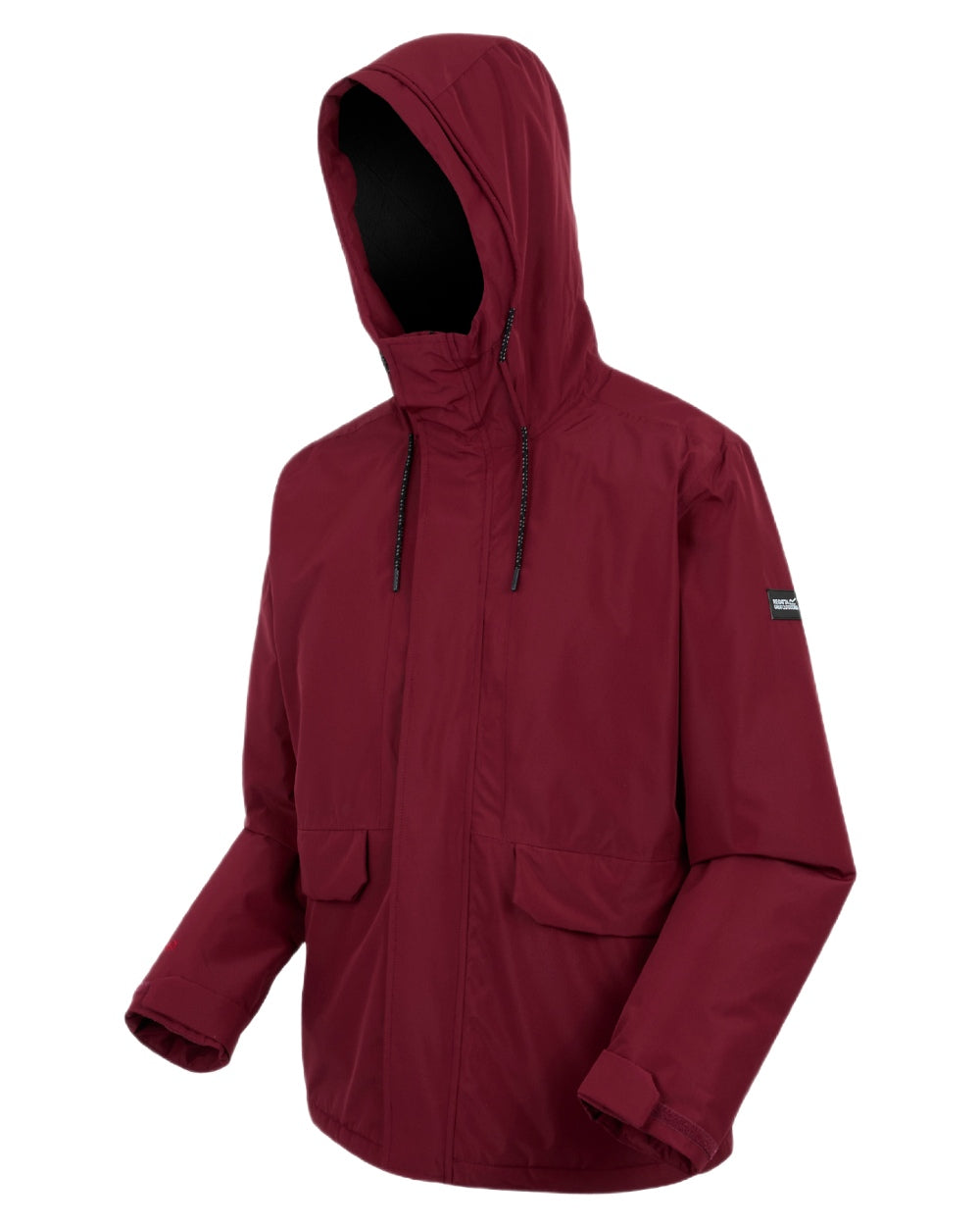 Red Coloured Regatta Mens Sterlings Waterproof Insulated Jacket on white background 