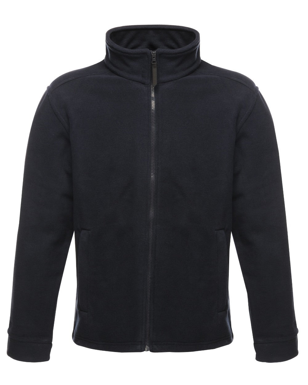 Navy coloured Regatta Mens Thor 300 Full Zip Fleece on white background 