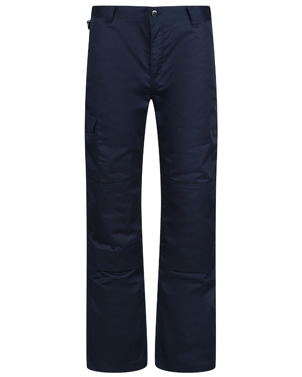 Navy coloured Regatta Pro Cargo Trousers on white background 