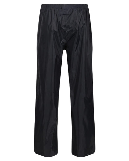 Navy Coloured Regatta Pro Stormbreak Waterproof Overtrousers on white background 