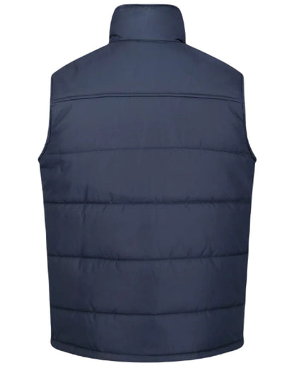 Navy coloured Regatta Professional Altoona Insulated Quilted Gilet on white background 