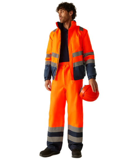 Regatta Professional Hi-Vis Pro Two Tone Insulated Overtrousers