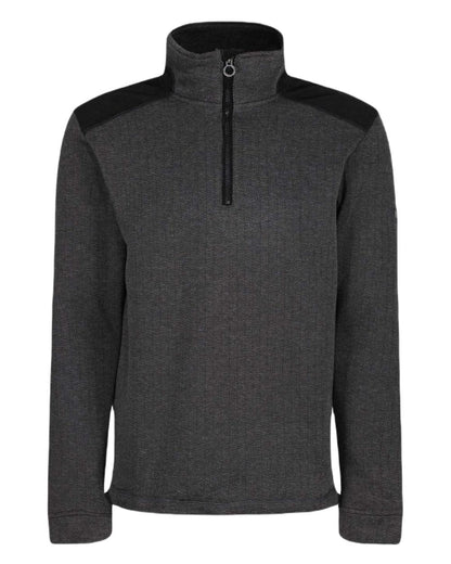 Black Coloured Regatta Professional Holbeck Half Zip Fleece on white background 