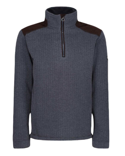 Navy Coloured Regatta Professional Holbeck Half Zip Fleece on white background 