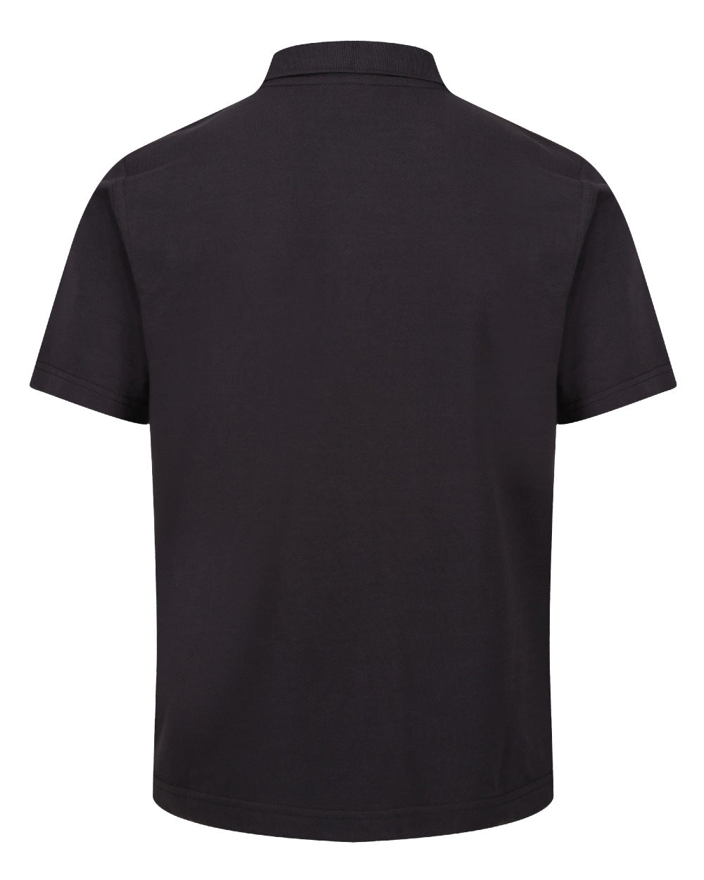 Seal Grey coloured Regatta Professional Mens 65/35 Short Sleeves Polo Top on white background 
