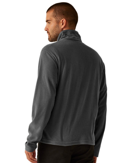 Seal Grey coloured Regatta Professional Mens Classic Full Zip Lightweight Microfleece Jacket on white background 