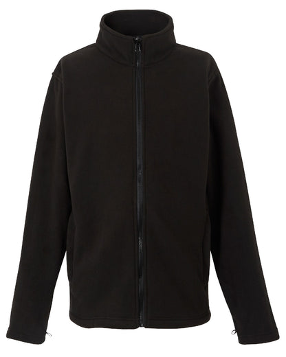 Black coloured Regatta Professional Mens Erasmus 4 In 1 Softshell Jacket on white background 