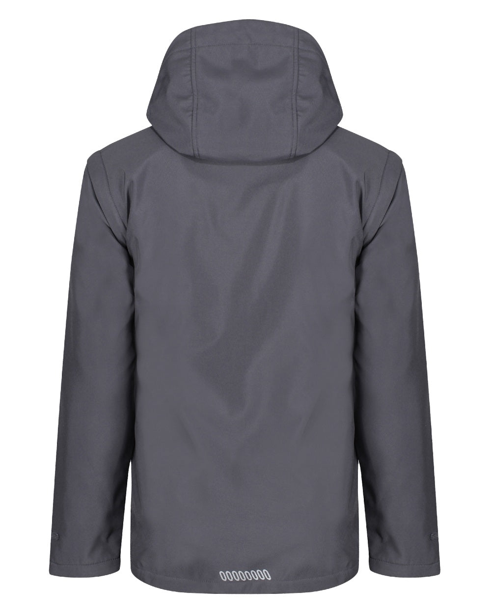 Seal Grey coloured Regatta Professional Mens Erasmus 4 In 1 Softshell Jacket on white background 