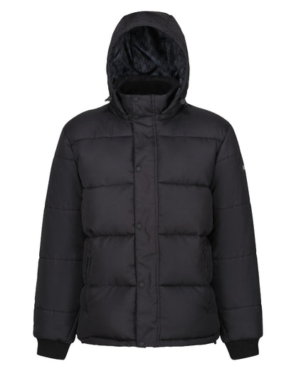 Black coloured Regatta Professional Mens Northdale Insulated Jacket on white background 