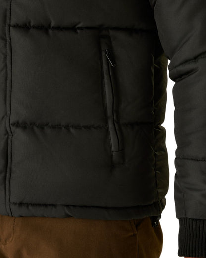 Black coloured Regatta Professional Mens Northdale Insulated Jacket on white background 