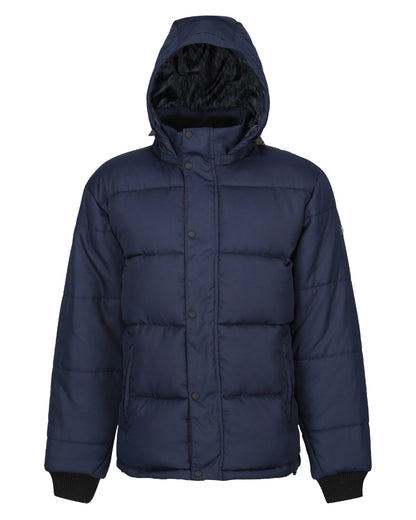 Navy coloured Regatta Professional Mens Northdale Insulated Jacket on white background 