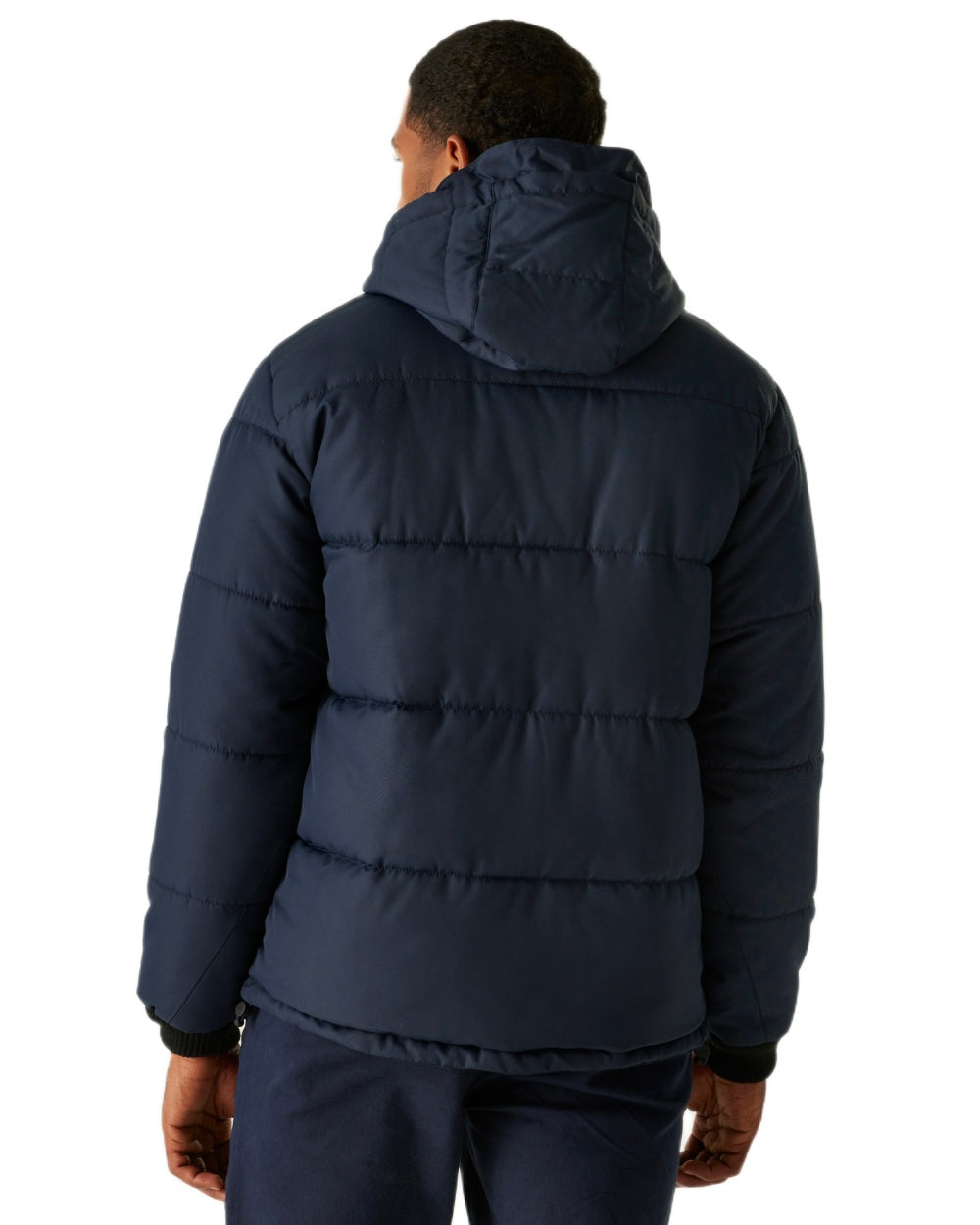 Navy coloured Regatta Professional Mens Northdale Insulated Jacket on white background 