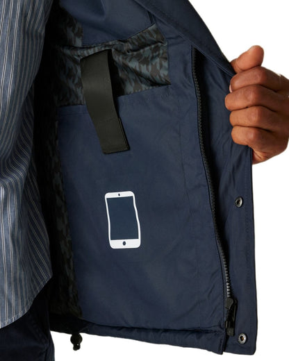 Navy coloured Regatta Professional Mens Northdale Insulated Jacket on white background 