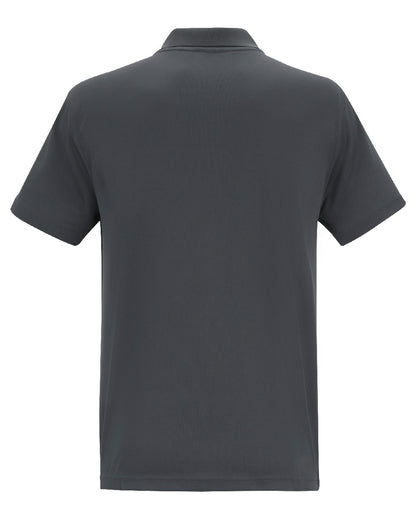 Solid Grey colour Regatta Professional Mens Pro Wicking Pique Polo Shirt on white background 