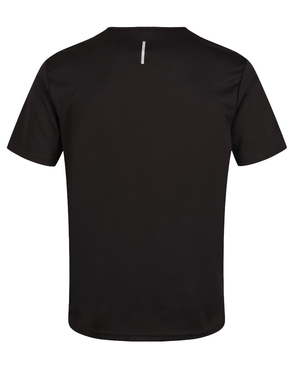 Black coloured Regatta Professional Mens Pro Wicking T-Shirt on white background 