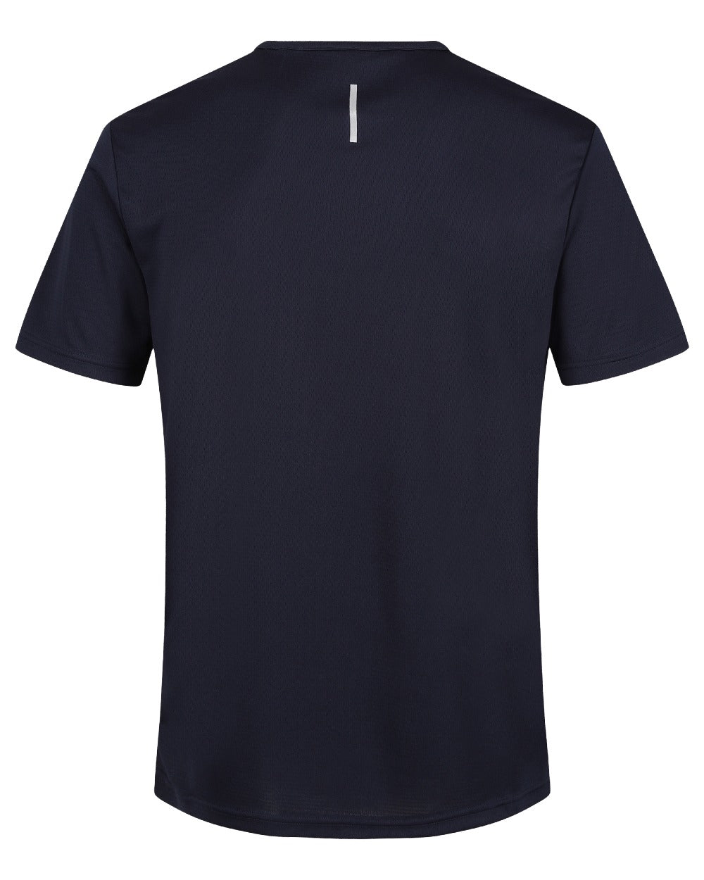 Navy coloured Regatta Professional Mens Pro Wicking T-Shirt on white background 