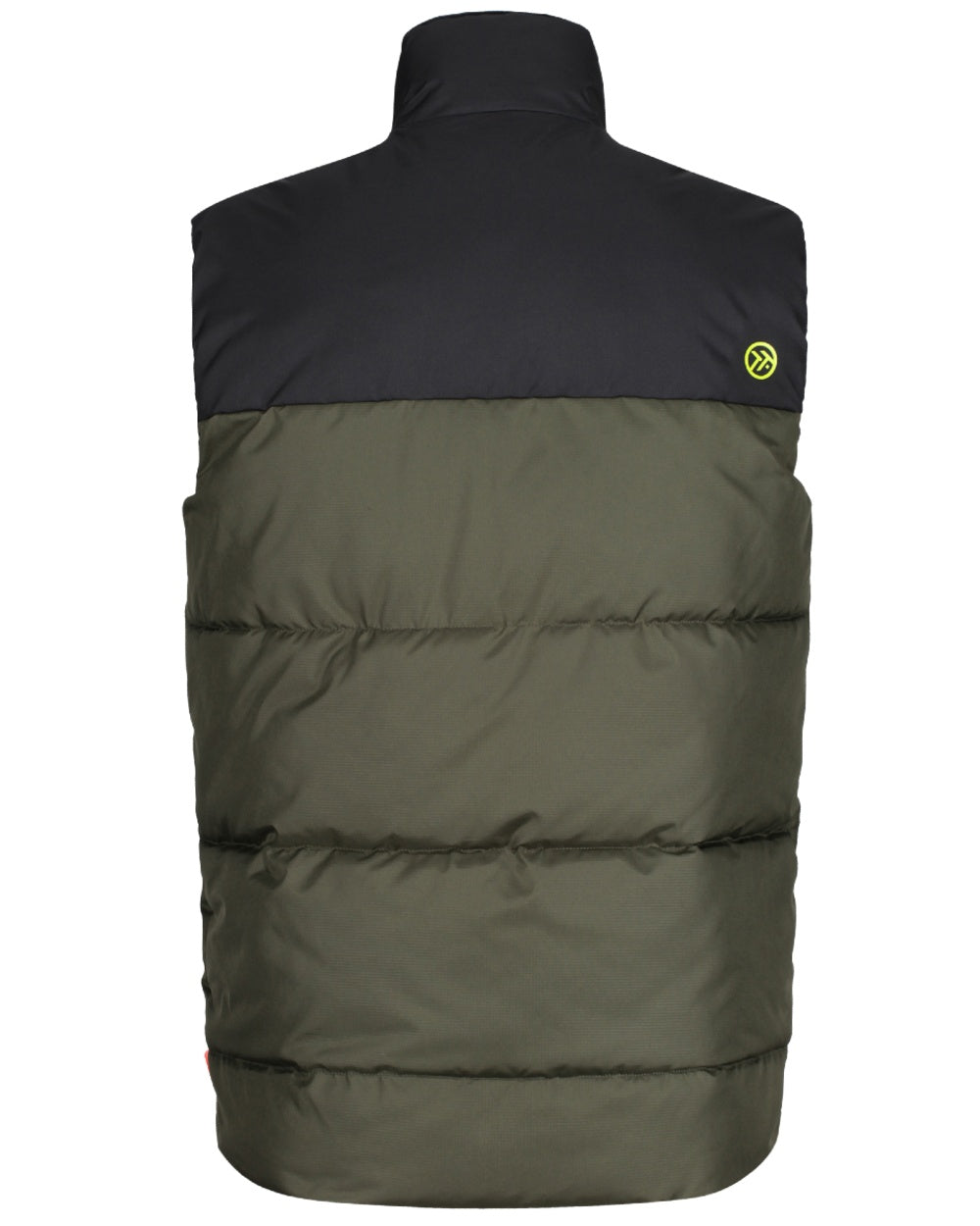 Dark Khaki coloured Regatta Professional Mens Regime Insulated Bodywarmer on white background 