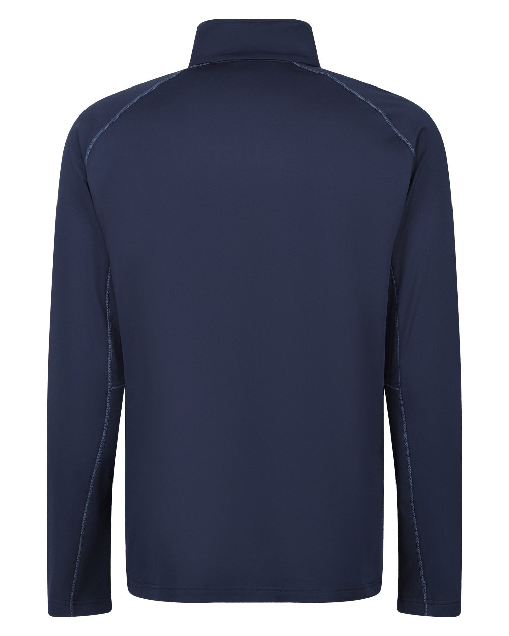 Navy coloured Regatta Professional Mens Stretch Full-Zip Midlayer on white background 