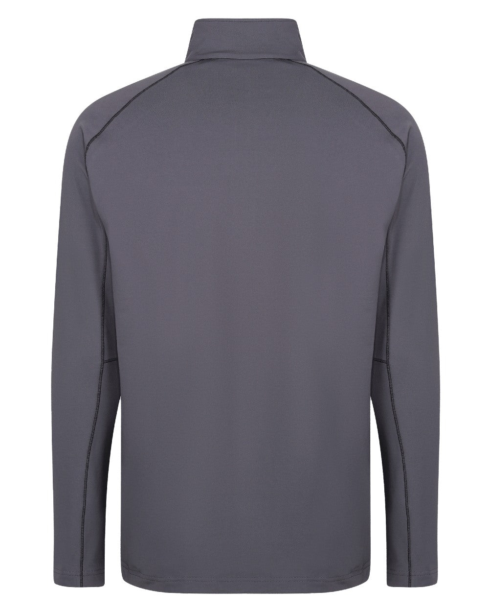 Seal Grey coloured Regatta Professional Mens Stretch Full-Zip Midlayer on white background 