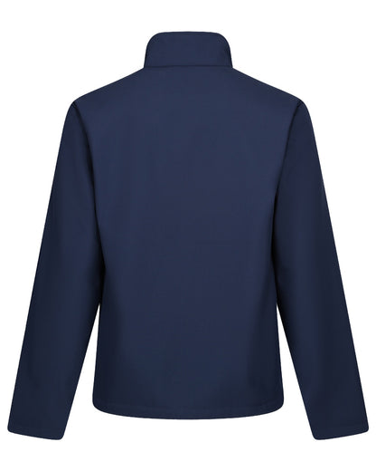 Navy coloured Regatta Professional Mens Thermogen Heated Softshell Jacket on white background 