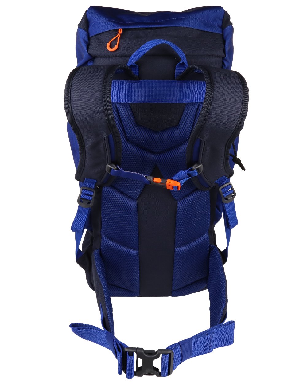 Navy New Royal coloured Regatta Professional Ridgetrek 35L Backpack on white background 