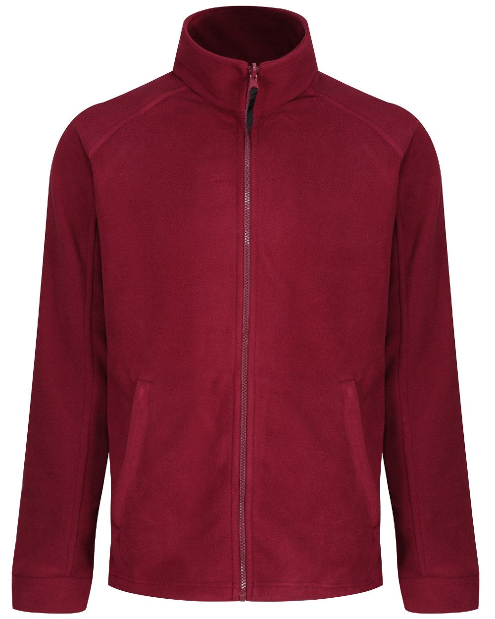 Bordeaux coloured Regatta Thor III Fleece on white background 