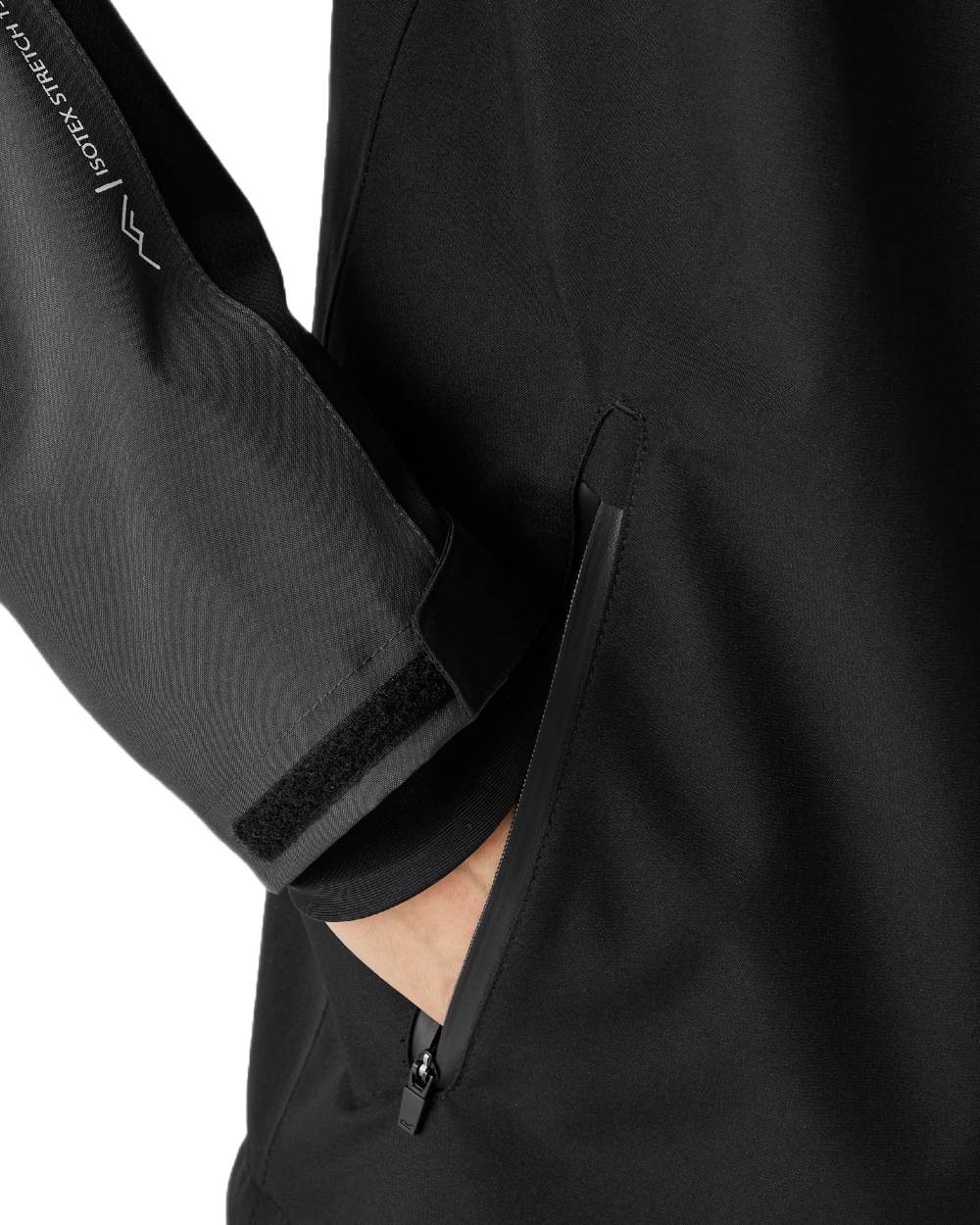 Ash Black Coloured Regatta Tolby Stretch Jacket on white background 