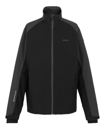 Ash Black Coloured Regatta Tolby Stretch Jacket on white background 
