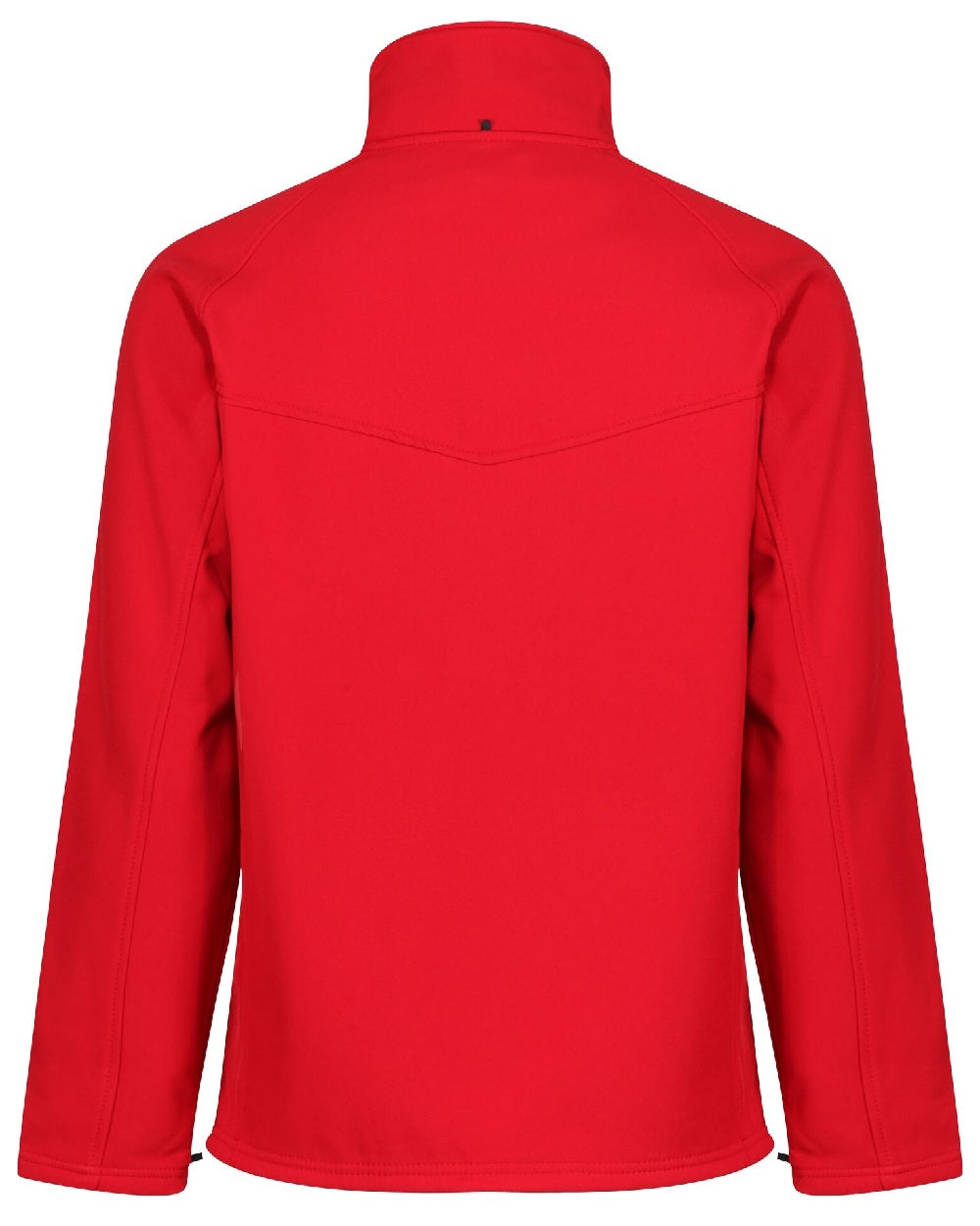 Classic Red coloured Regatta Uproar Softshell Jacket on white background 