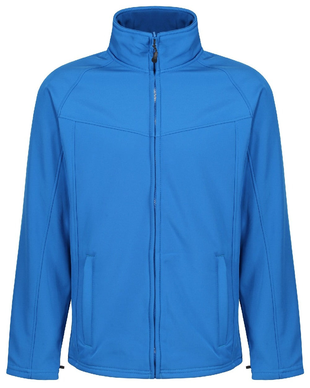 Oxford Blue coloured Regatta Uproar Softshell Jacket on white background 