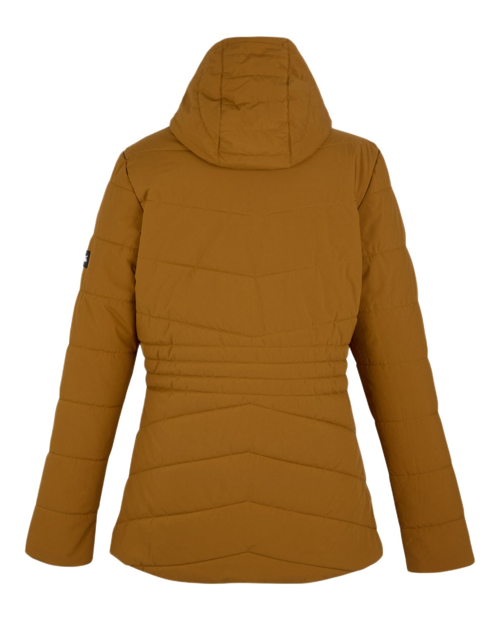 Glazed Ginger Coloured Regatta Womens Agara Quilted Jacket on white background 