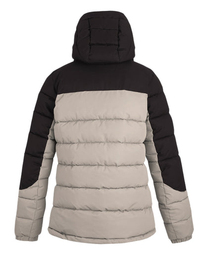 Perfectly Pale Black Coloured Regatta Womens Aldthorn Quilted Jacket on white background 