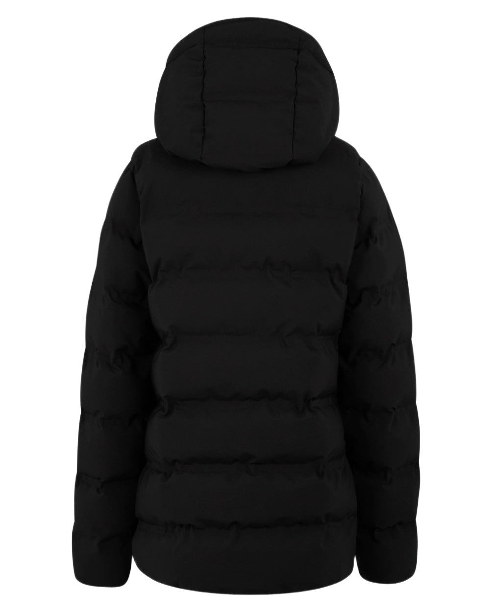 Black Coloured Regatta Womens Altoro Thermal Padded Jacket on white background 