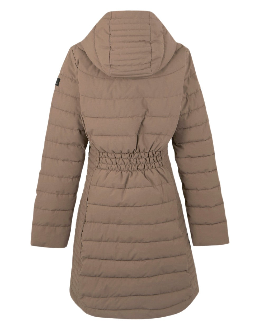 Brown Coloured Regatta Womens Andria Padded Jacket on white background 