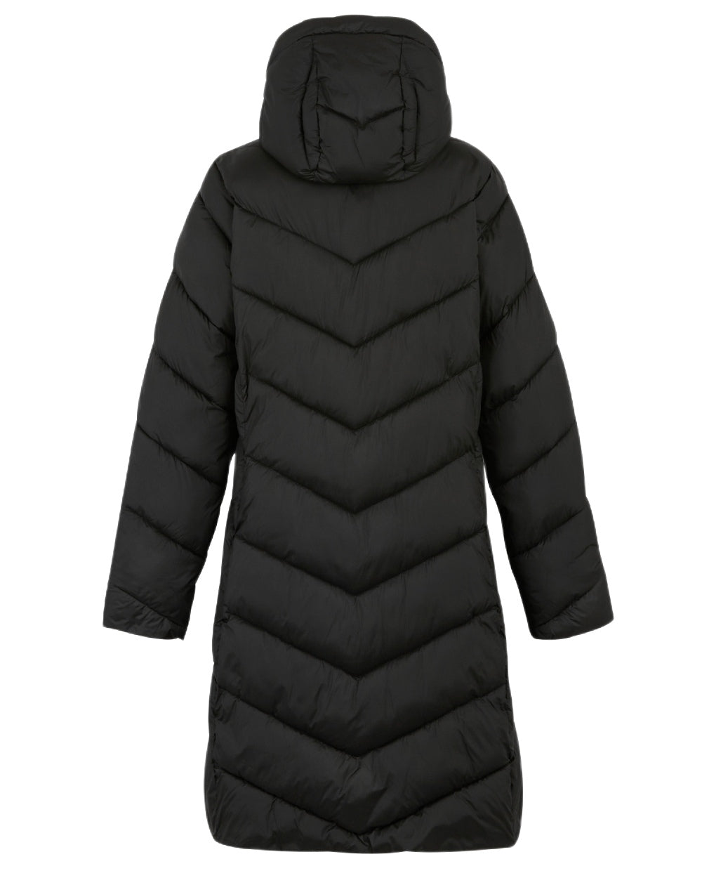 Black Coloured Regatta Womens Anita Quilted Jacket on white background 
