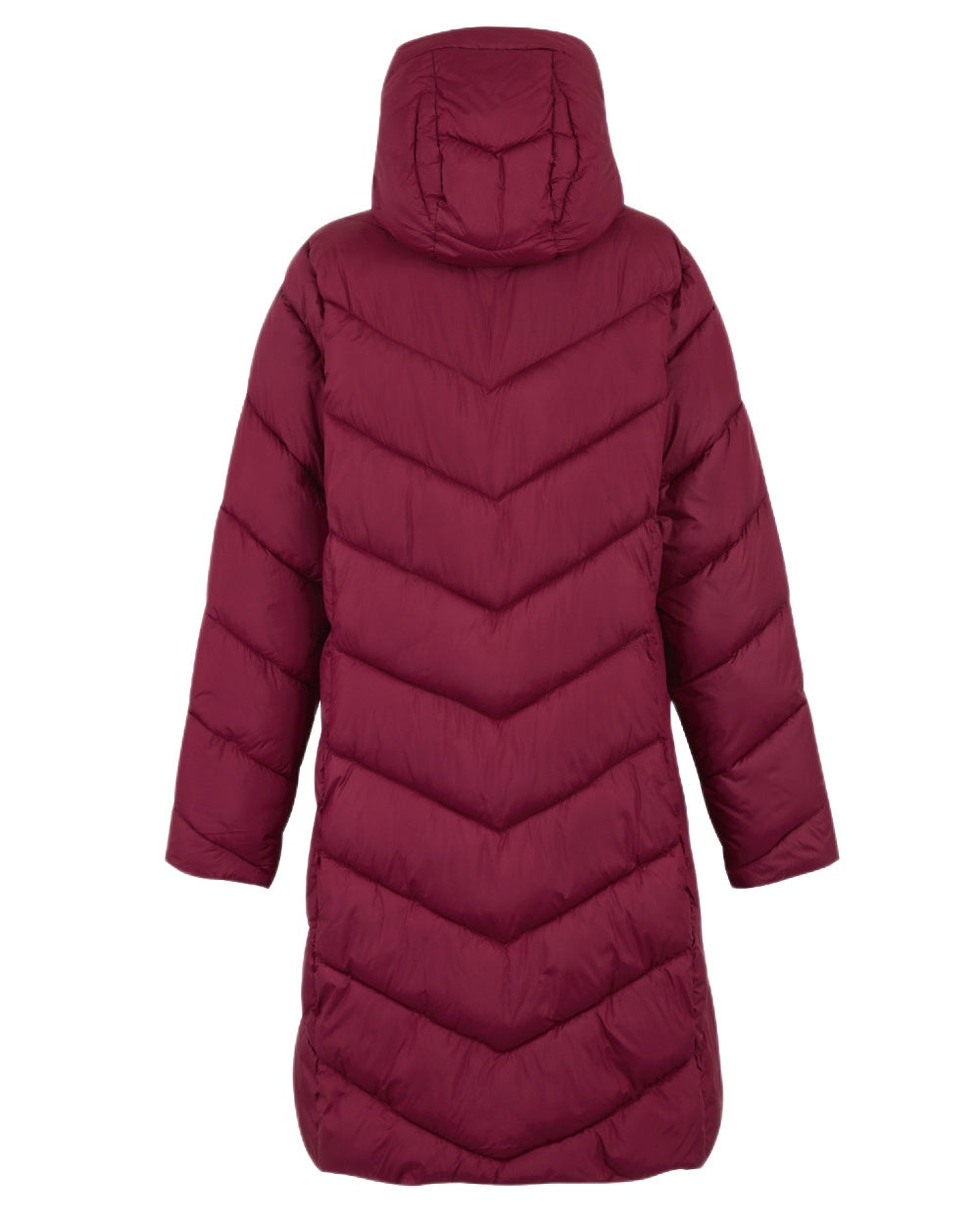 Dark Pimento Dusty Rose Coloured Regatta Womens Anita Quilted Jacket on white background 