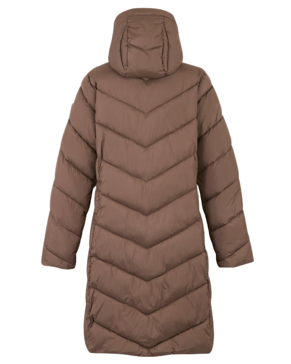 Mocha Perfectly Pale Coloured Regatta Womens Anita Quilted Jacket on white background 