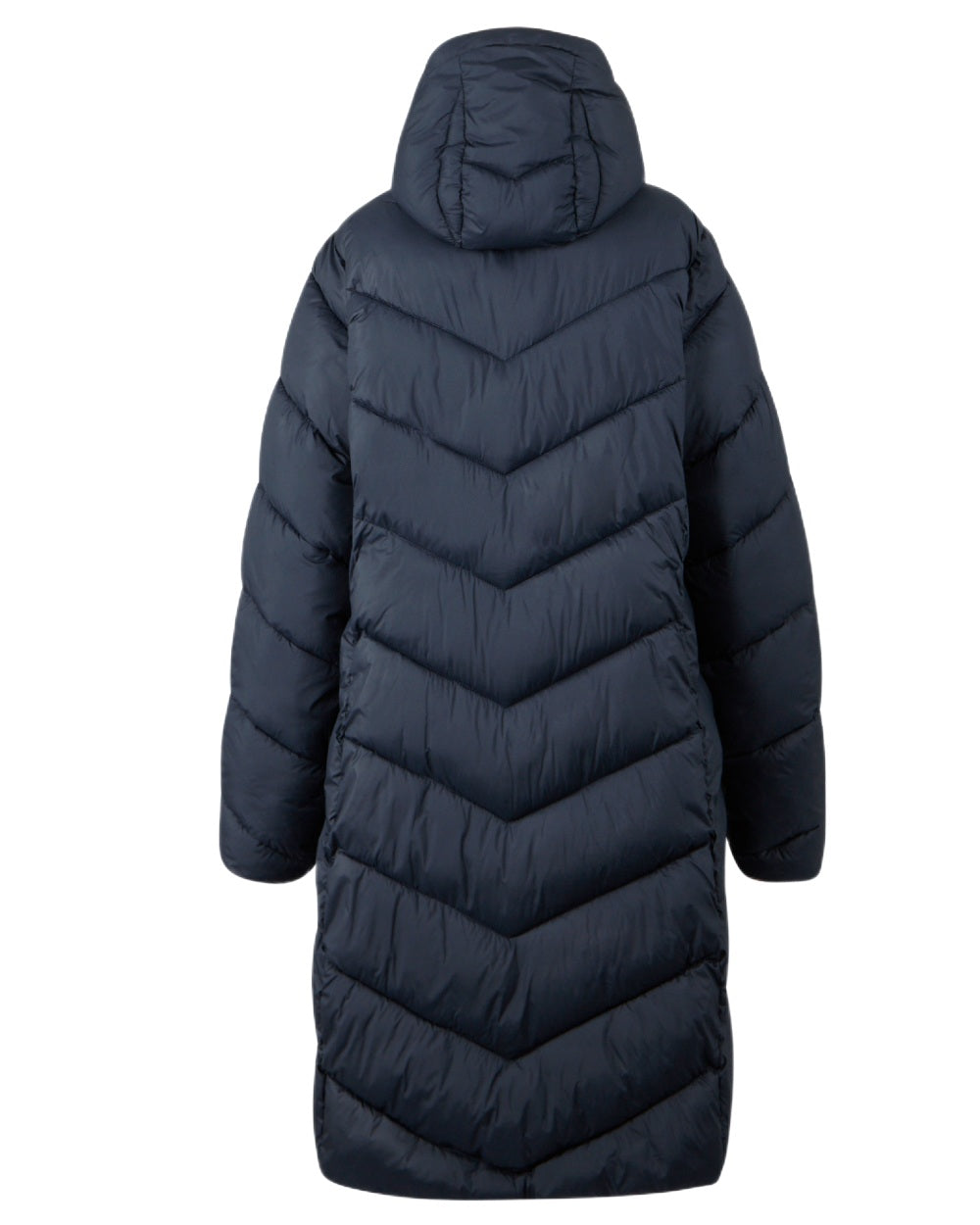 Navy Coloured Regatta Womens Anita Quilted Jacket on white background 