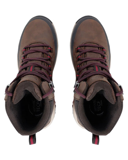 Brown Coloured Regatta Womens Blake Vibram Walking Boots on white background 